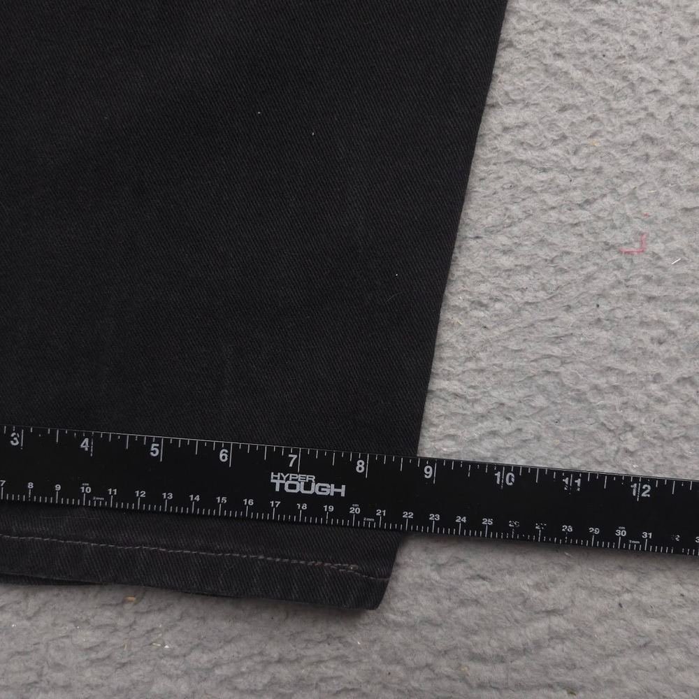 Levis 505 36x32 Black Regular Fit Straight Leg Men Jean Made in USA Vintage 90's - Picture 8 of 13